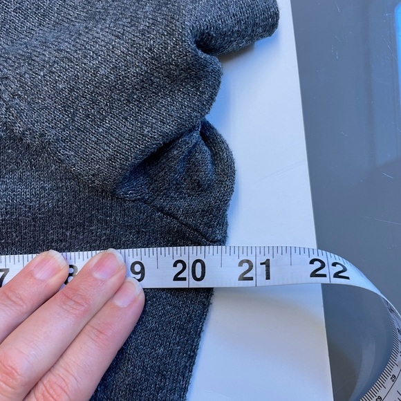 Ricki's grey stretchy cowl neck long sleeve tunic sweater women's size Medium - Picture 8 of 9